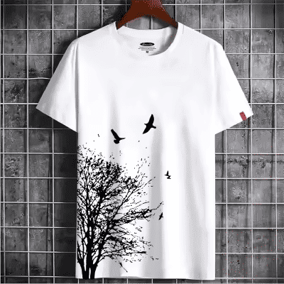 Printed Comfort Style with Half Sleeve Round Collar T-Shirt For Men - Comfort for Everyday Wear price in Bangladesh